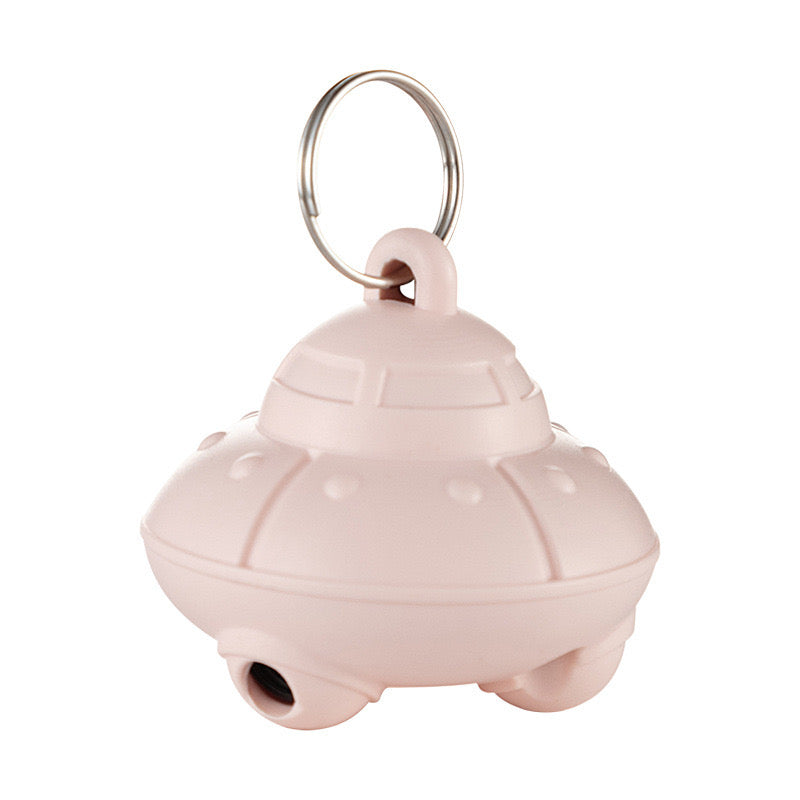 Cat Laser Toy Collar Flying Saucer USB Charging With Bell