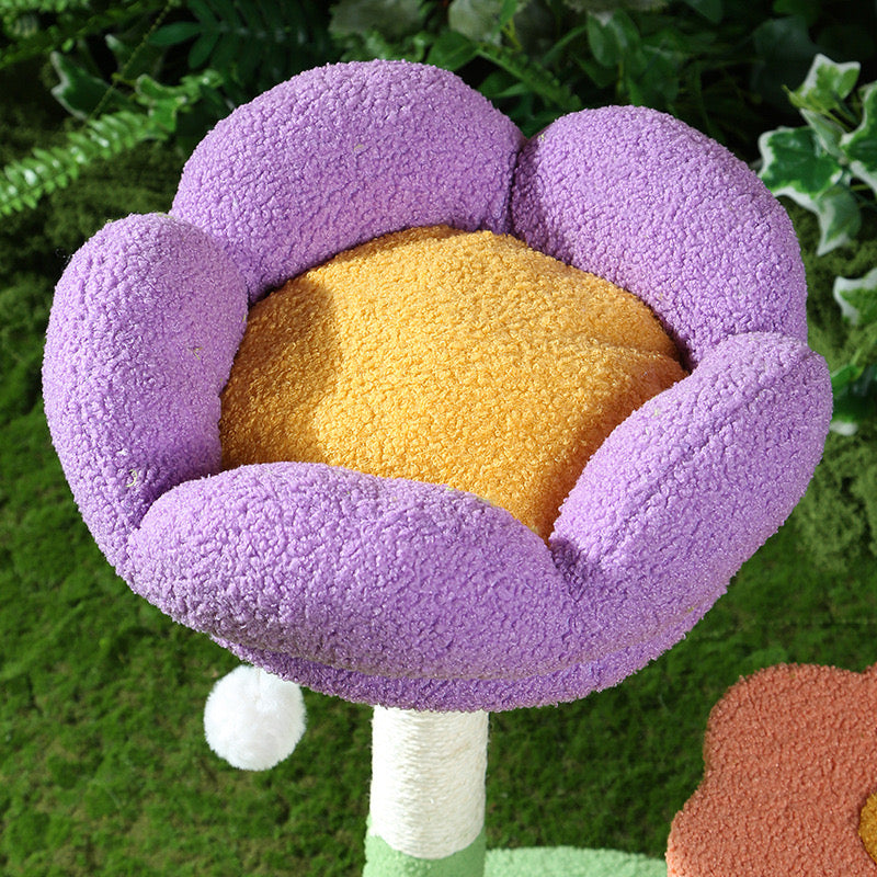 Flower Cat Tower Scratchers