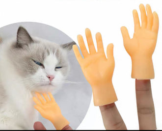 Cat Teaser Interactive Toy Mini Little Finger Gloves Funny Little Hand Model Massage Pet Supplies Small Finger Sui