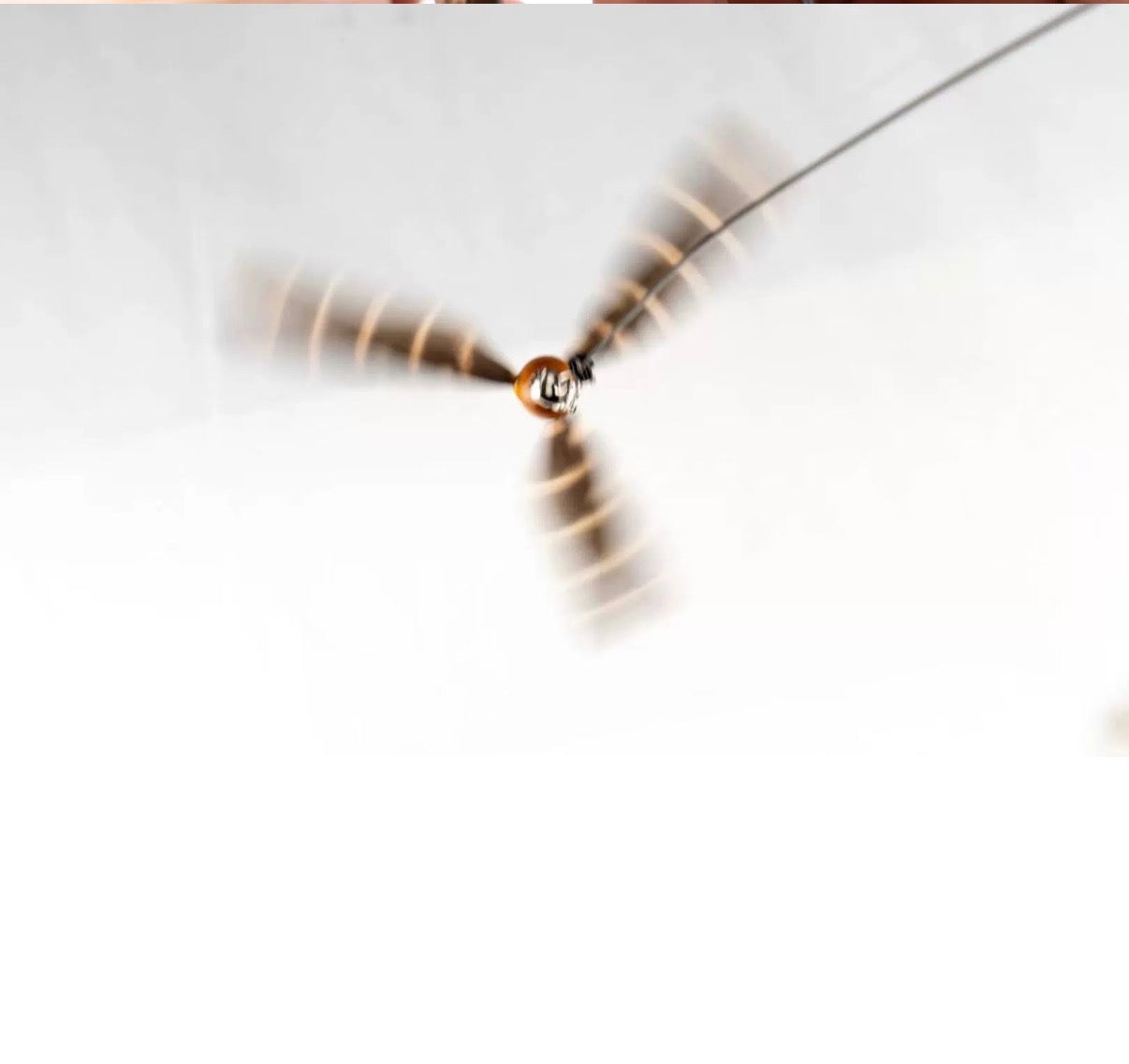 Long Steel Wire Spinning Windmill cat Teaser self-Hi Bell Feather Replacement Head Fishing Style cat Teaser