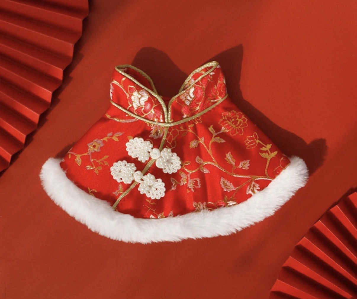 Chinese New Year Bandana - White Botton