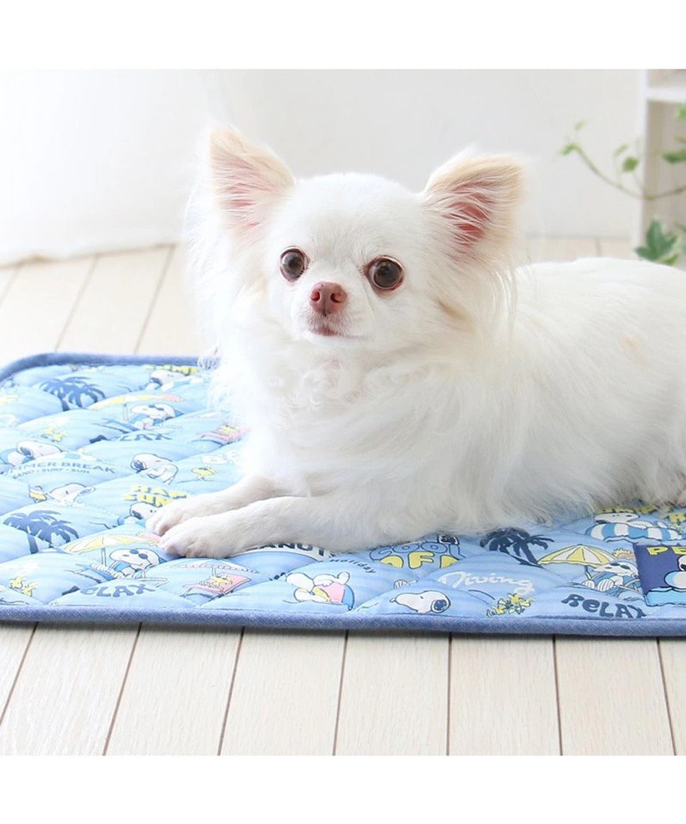Cool Mat Cool Feeling, Snoopy, Vacation | Soft, Square, Cat, Cool to the Touch, Cool, Pets, Heat Stroke Prevention, Summer Pet Bed, Washable, Cool Feeling, Cooling