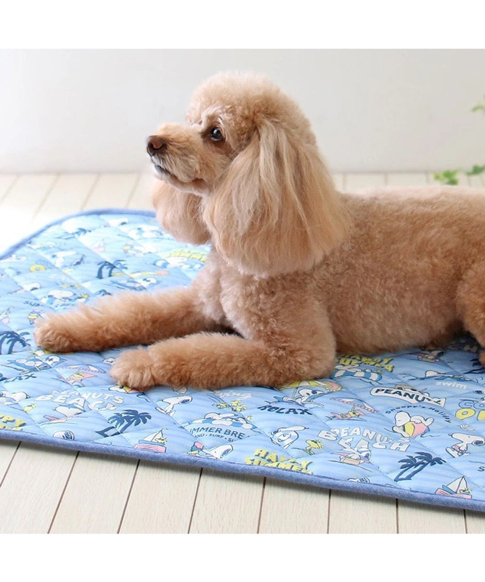 Cool Mat Cool Feeling, Snoopy, Vacation | Soft, Square, Cat, Cool to the Touch, Cool, Pets, Heat Stroke Prevention, Summer Pet Bed, Washable, Cool Feeling, Cooling