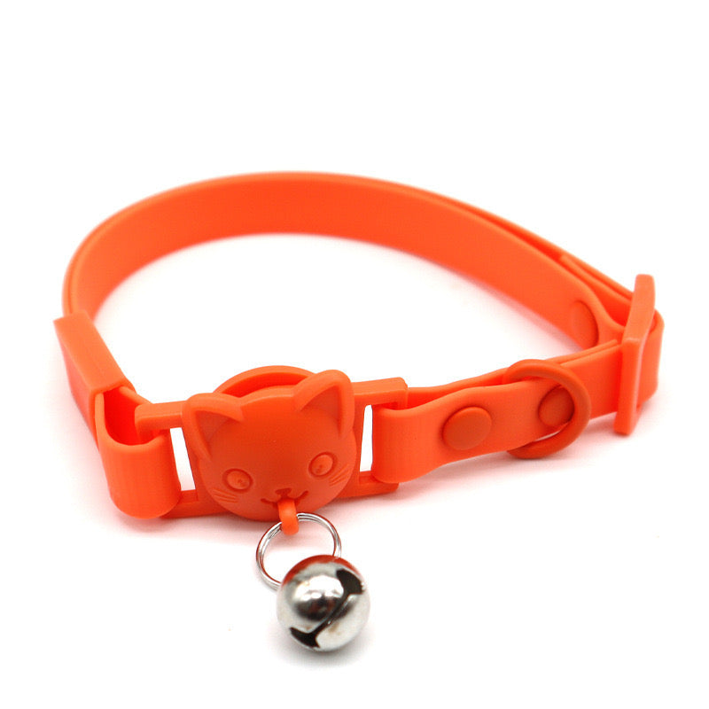 Waterproof Dog Collar Soft Rubber Dog Collar with Safety Alloy Buckle Adjustable Pet Collars for Small Medium Large Dogs