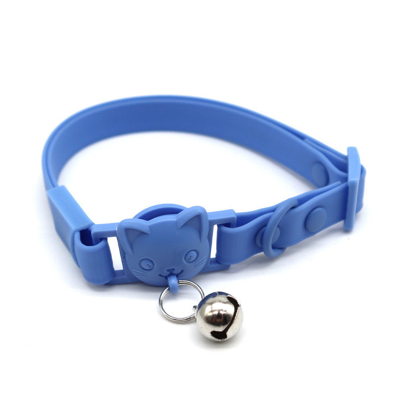 Waterproof Dog Collar Soft Rubber Dog Collar with Safety Alloy Buckle Adjustable Pet Collars for Small Medium Large Dogs