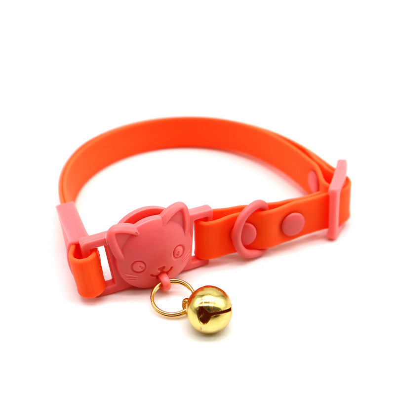 Waterproof Dog Collar Soft Rubber Dog Collar with Safety Alloy Buckle Adjustable Pet Collars for Small Medium Large Dogs