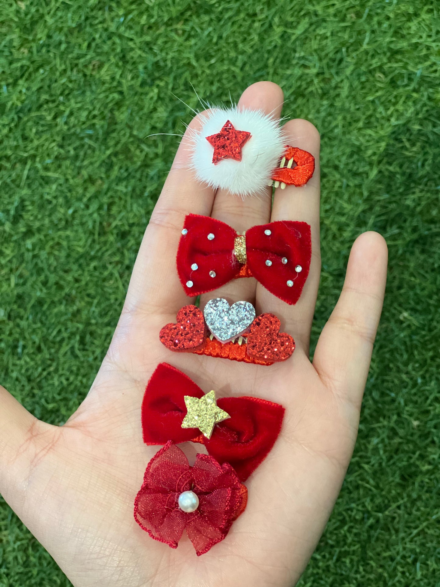 New Year Pet Hair Clip