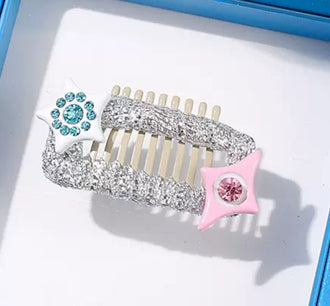 Silver Bow Hair Clip