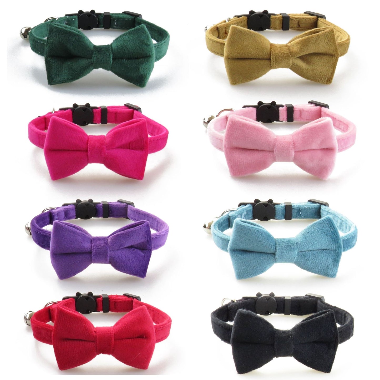 Velvet Cat Bow Tie