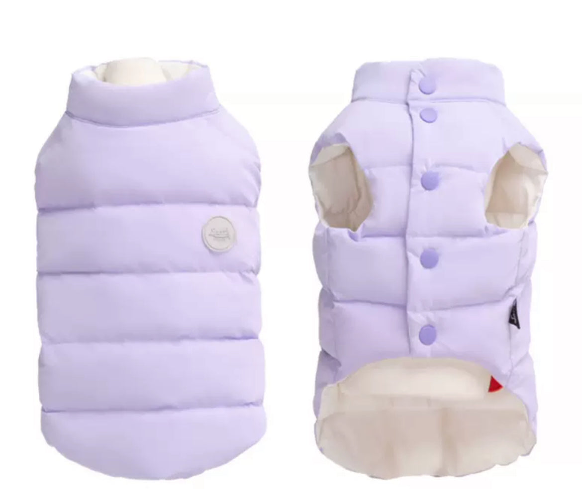 3 Colours Reversible Winter Water Resistant Puffer Jacket Coat