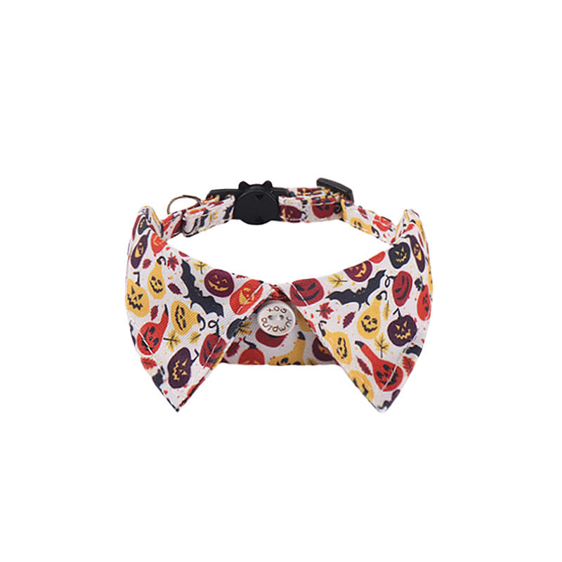 Cat Bow Tie Collar – Halloween Themed