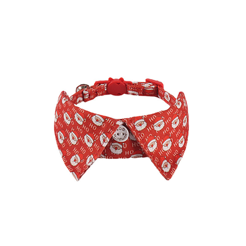 Cat Bow Tie Bandana Xmas Themed