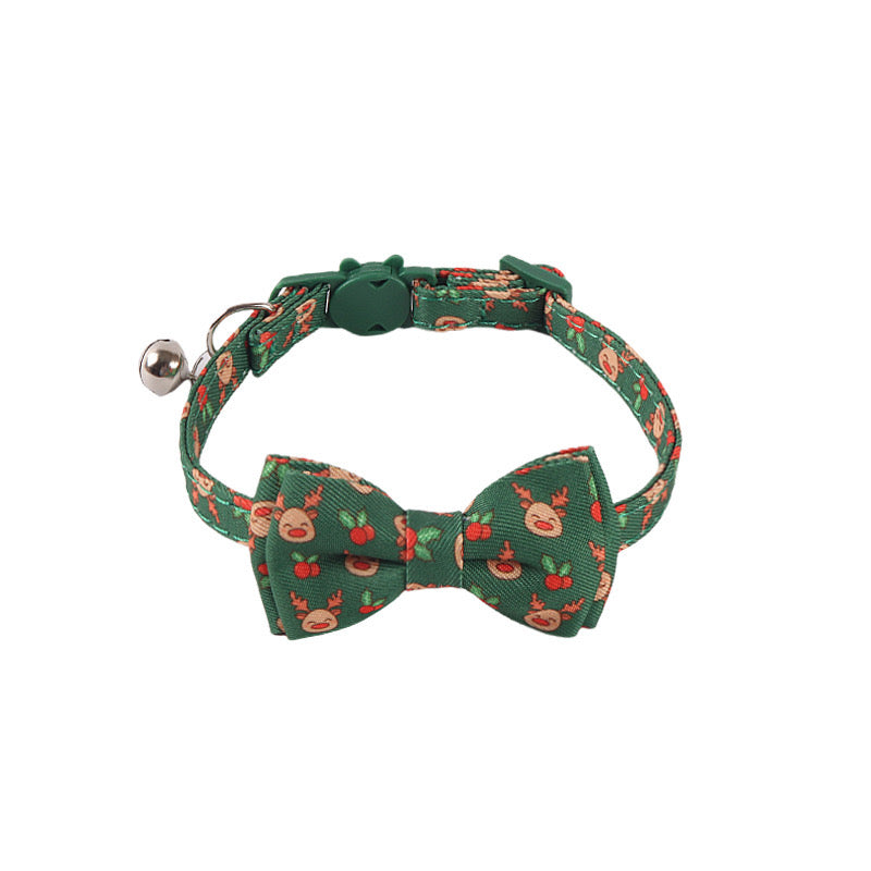 Cat Bow Tie Bandana Xmas Themed
