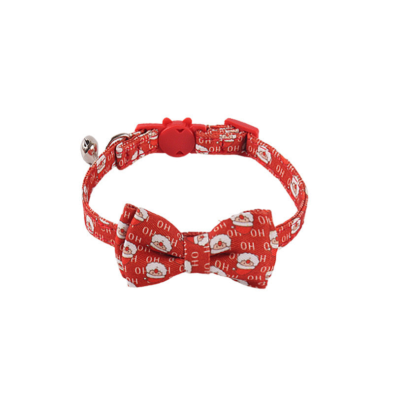 Cat Bow Tie Bandana Xmas Themed