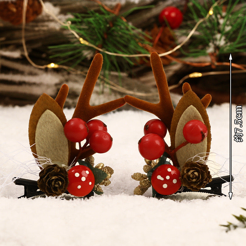 Reindeer Hair Clip