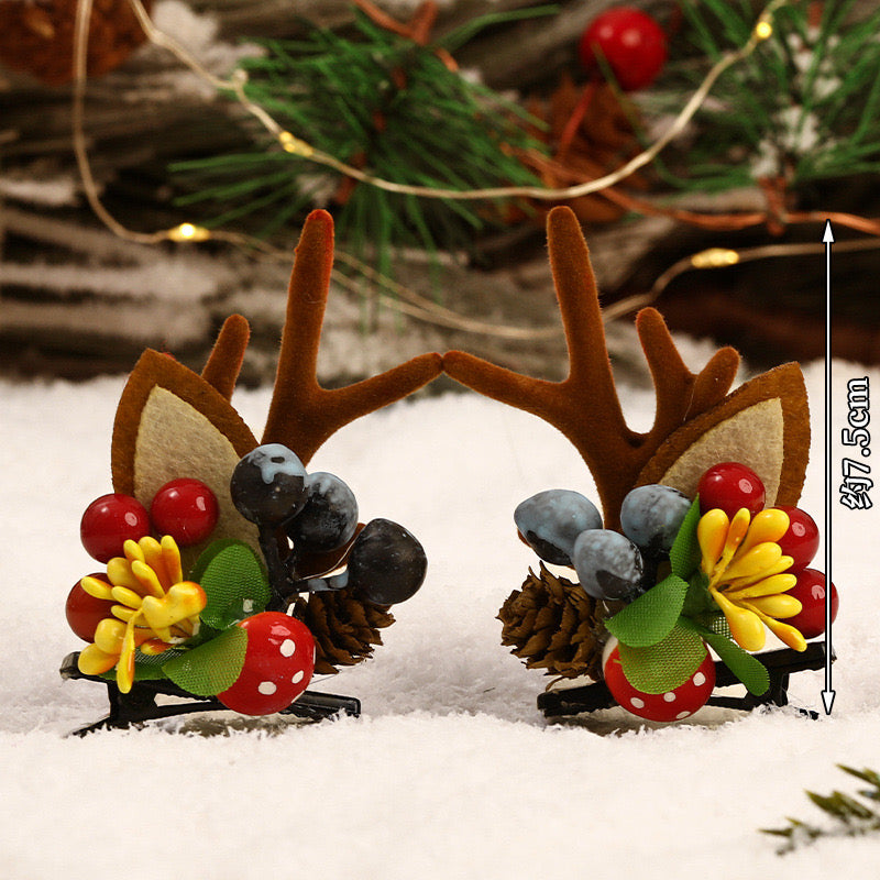 Reindeer Hair Clip