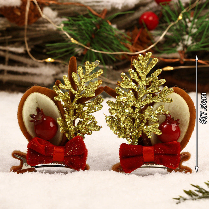 Reindeer Hair Clip