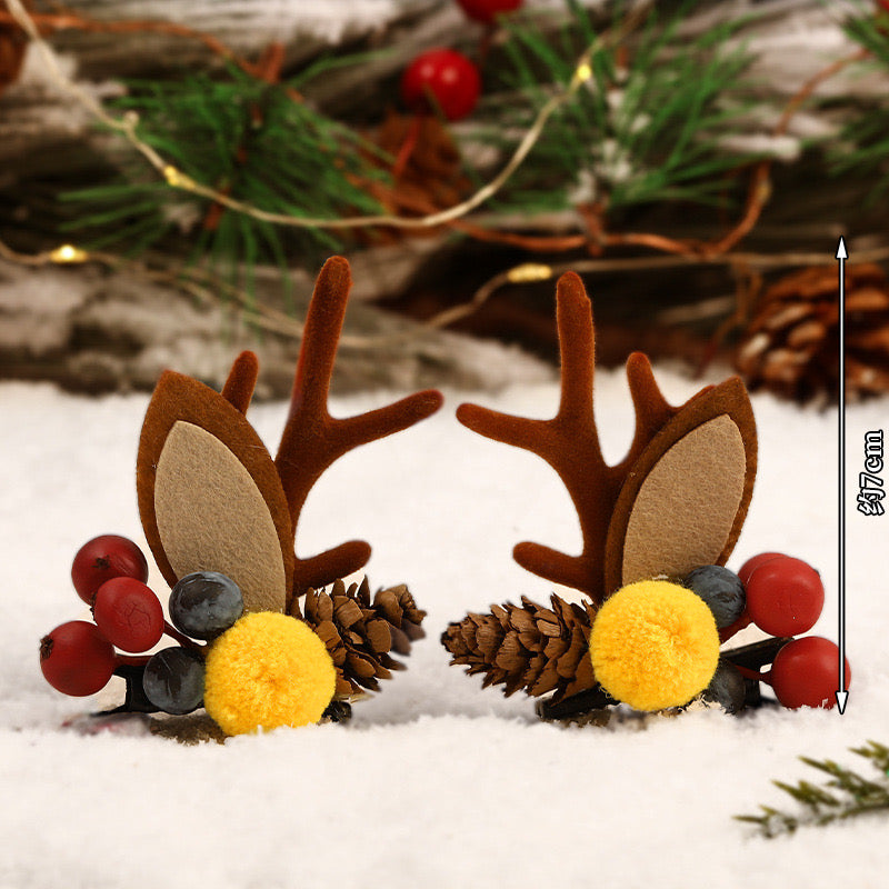 Reindeer Hair Clip
