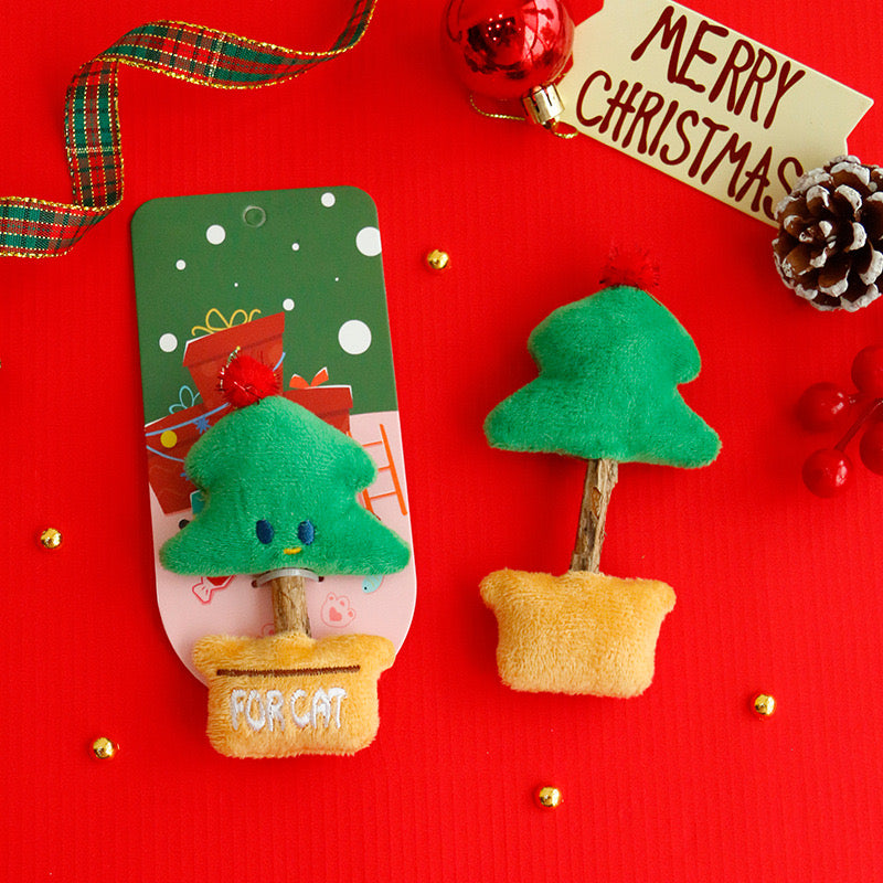 Silvervine Dental Stick Cat Toy Xmas