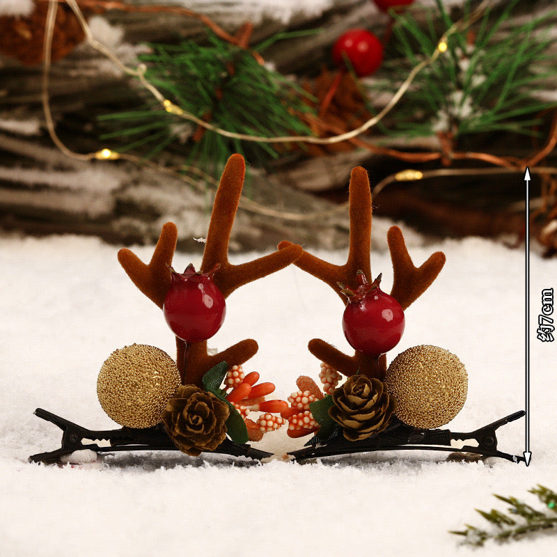 Reindeer Hair Clip