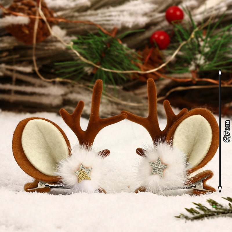 Reindeer Hair Clip