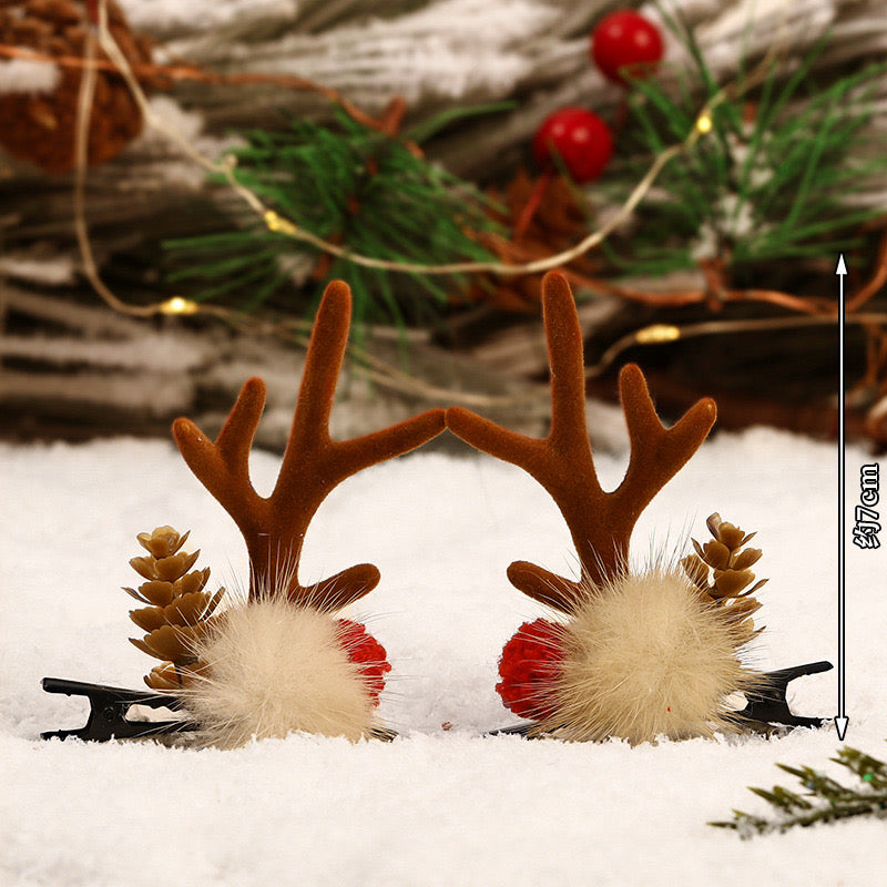 Reindeer Hair Clip