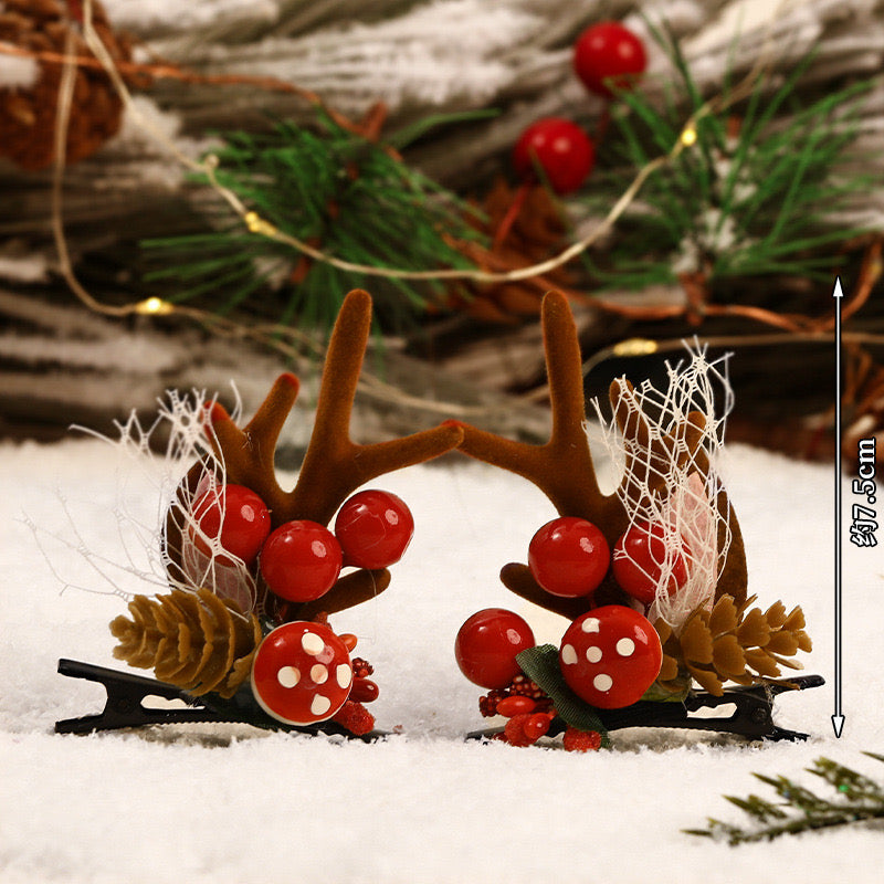 Reindeer Hair Clip