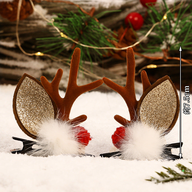 Reindeer Hair Clip