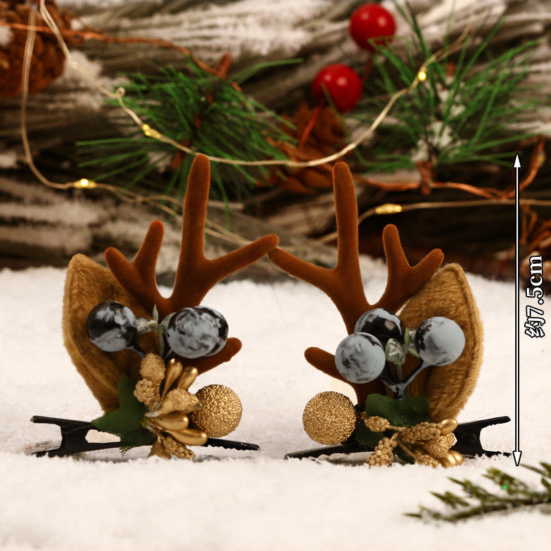 Reindeer Hair Clip