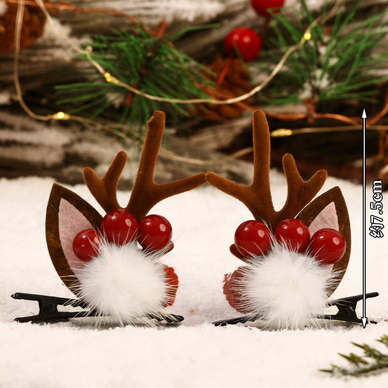 Reindeer Hair Clip