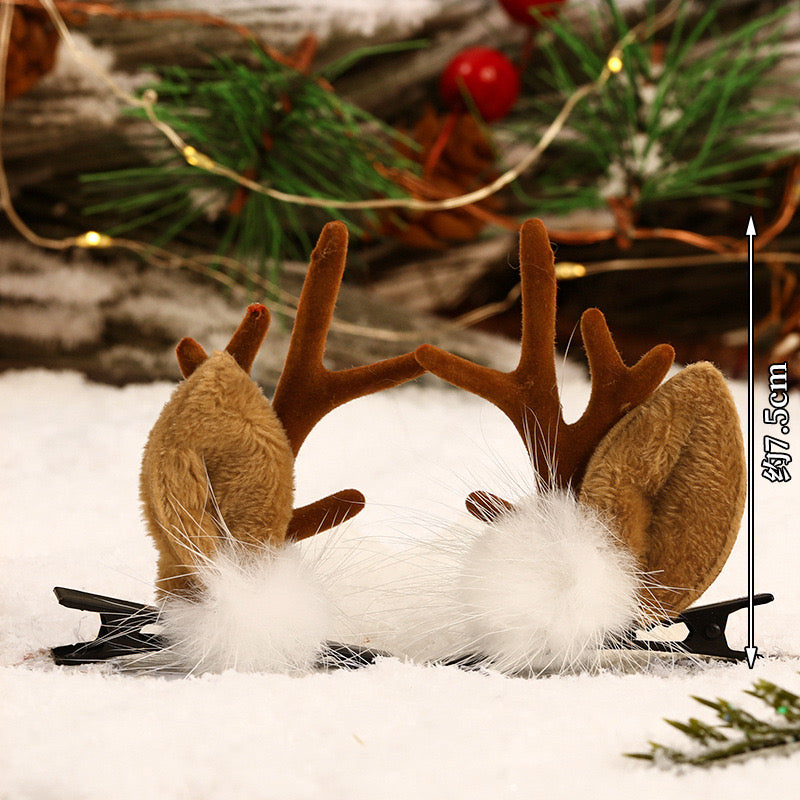 Reindeer Hair Clip