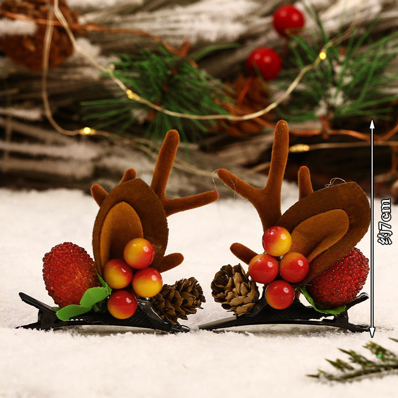 Reindeer Hair Clip