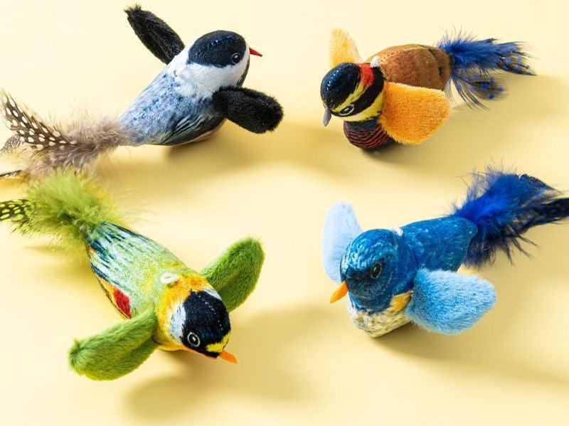 Real Bird Sound Cat Toys