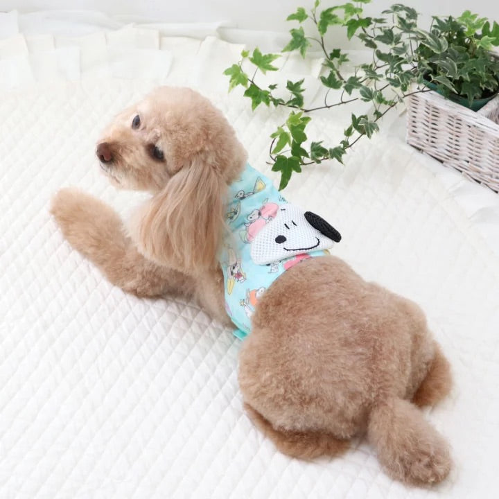 cool vest, Snoopy, ice pack, cool to the touch, pocket cool, refreshing, for walks