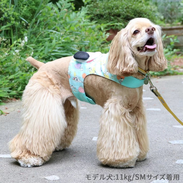 cool vest, Snoopy, ice pack, cool to the touch, pocket cool, refreshing, for walks