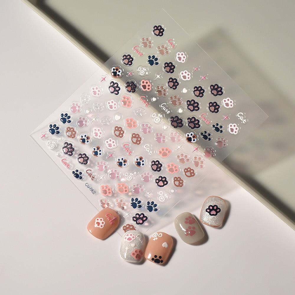 Cats and Dogs Nail Stickers