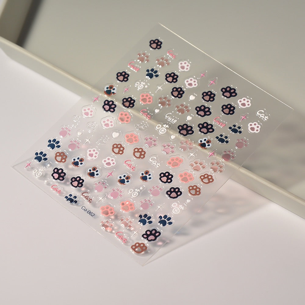 Cats and Dogs Nail Stickers
