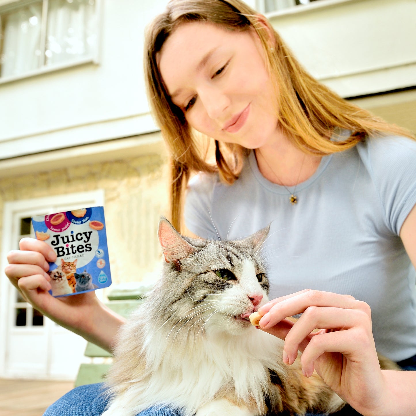 Inaba Churu Juicy Bites Cats Shrimp & Seafood 34g