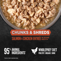 Orijen Chunks & Shreds | Salmon & Chicken 85g