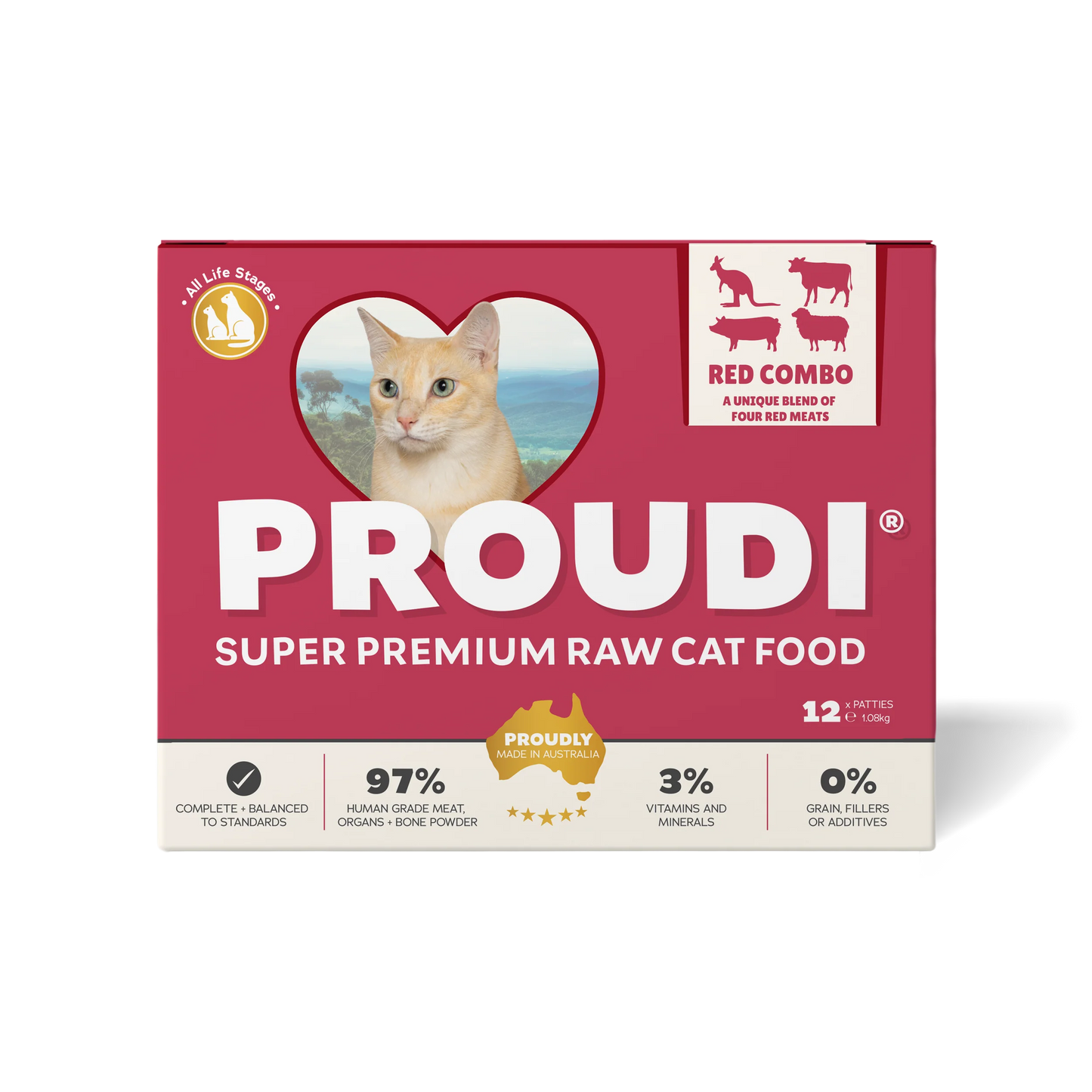 Proudi Cat Red Combo