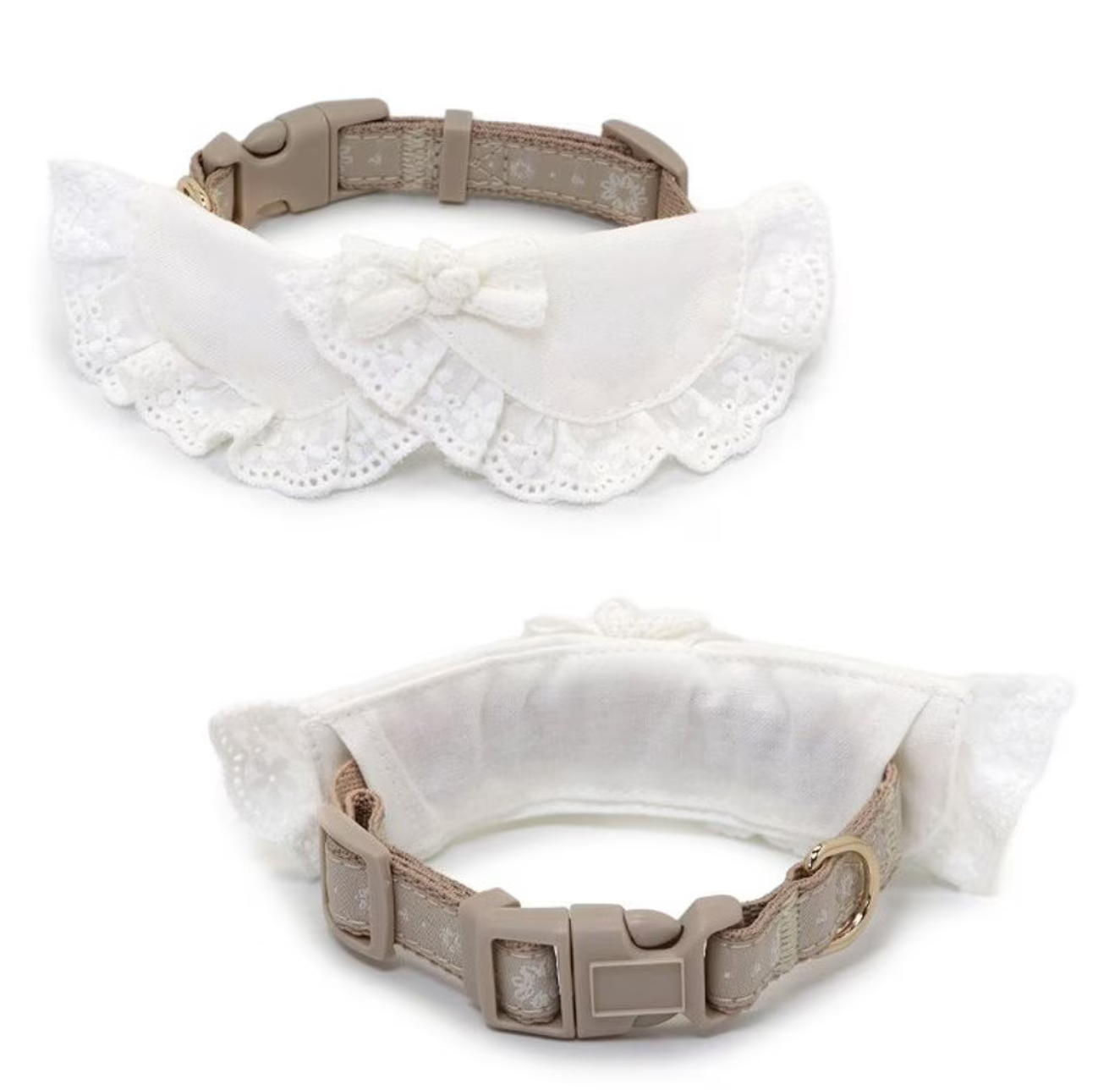 Cotton Lace Collar & Leash