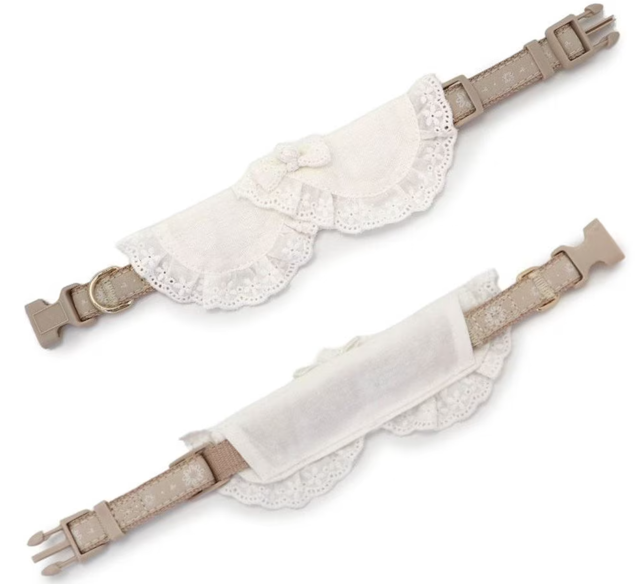 Cotton Lace Collar & Leash