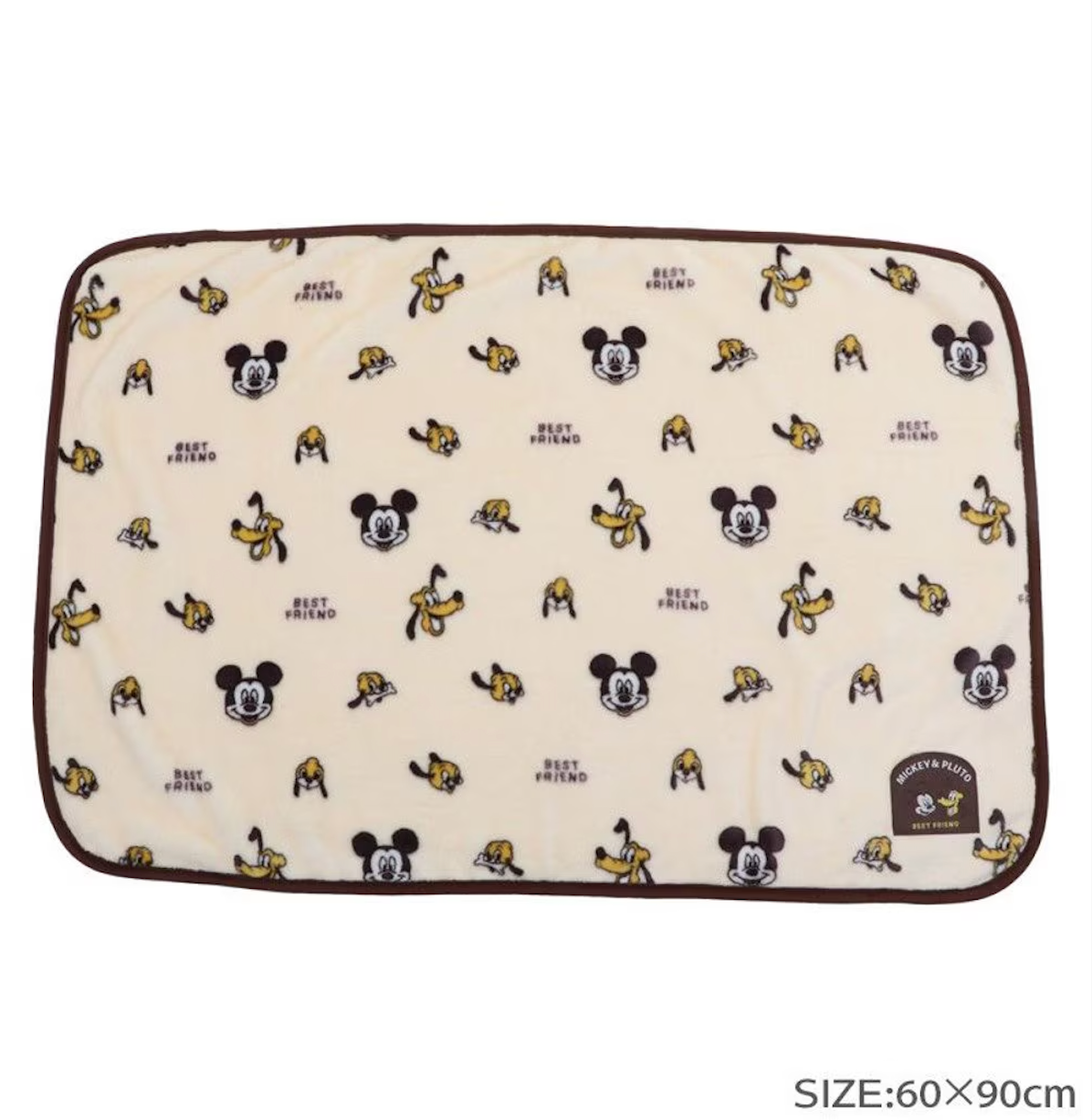 Disney Pluto Mickey Dog Blanket (90 x 60 cm) for Winter | Mickey Soft, Insulated, Warm, Cold Protection, Cold Protection, Stylish, Cute