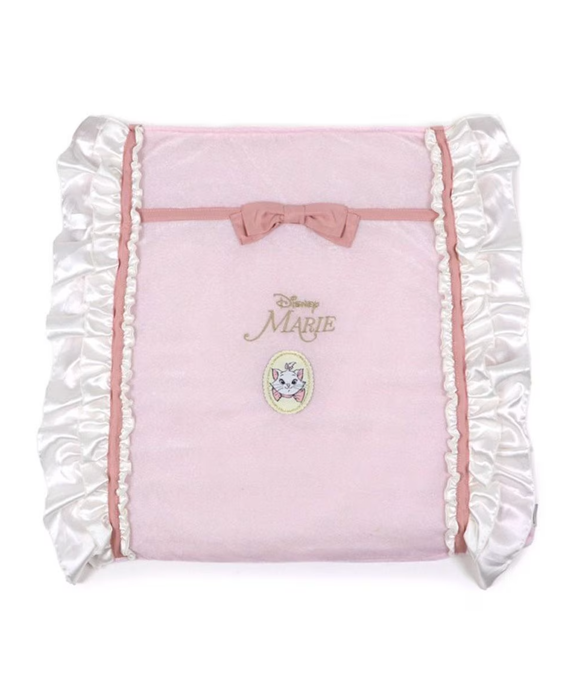 Disney's Marie the Aristocats Cat Bed Winter Use Cylindrical Sleeping Bag (55 x 55 cm) Far Infrared | With ribbon and frills Small dog Dog Far infrared Warm Pet Bed Winter Cute Stylish Cute