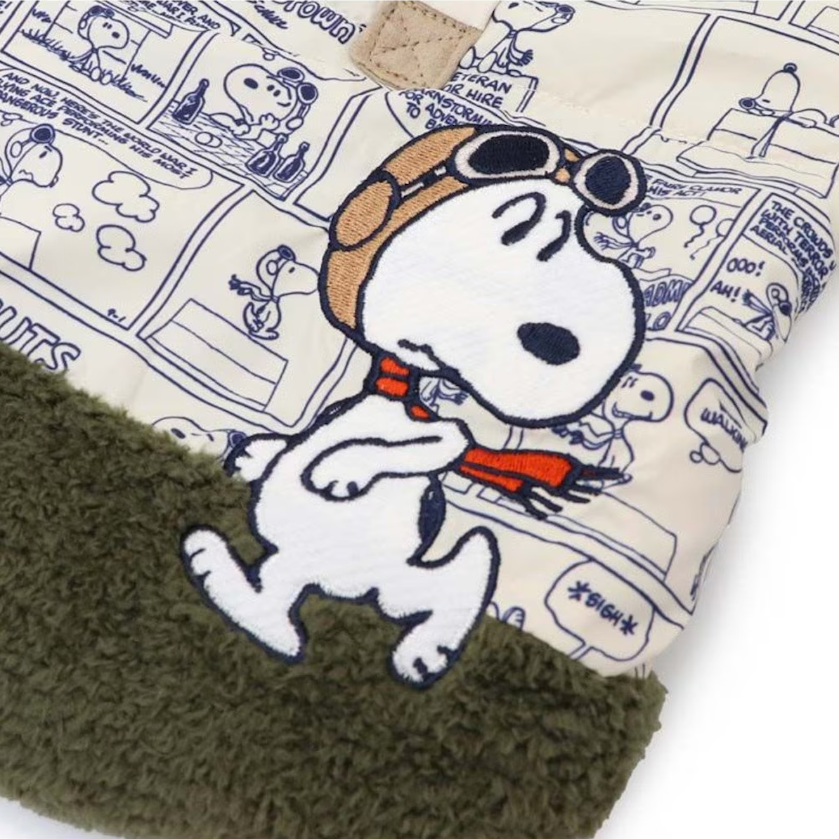 Snoopy dog clothes winter cotton-filled vest air vest far infrared small medium large dog | Fall/winter Flying Ace heat retention warm cold protection cold protection lightweight light warm easy to wear