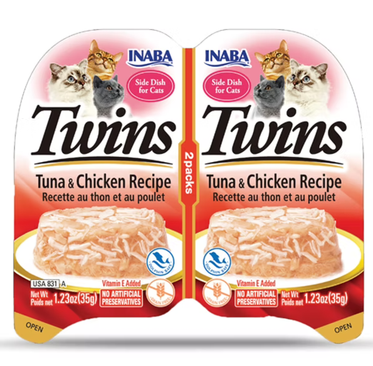 Inaba Churu Twins Tuna & Chicken 70g (35g x 2 cups)