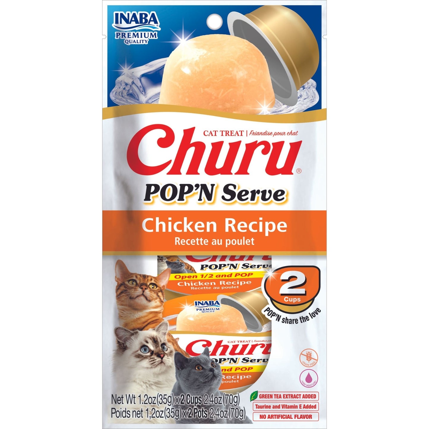 Inaba Churu Pop'N Serve Chicken 70g