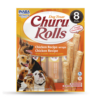 Inaba Churu Rolls for Dogs Chicken 96g