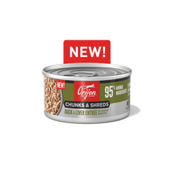 Orijen Chunks & Shreds | Duck & Liver 85g