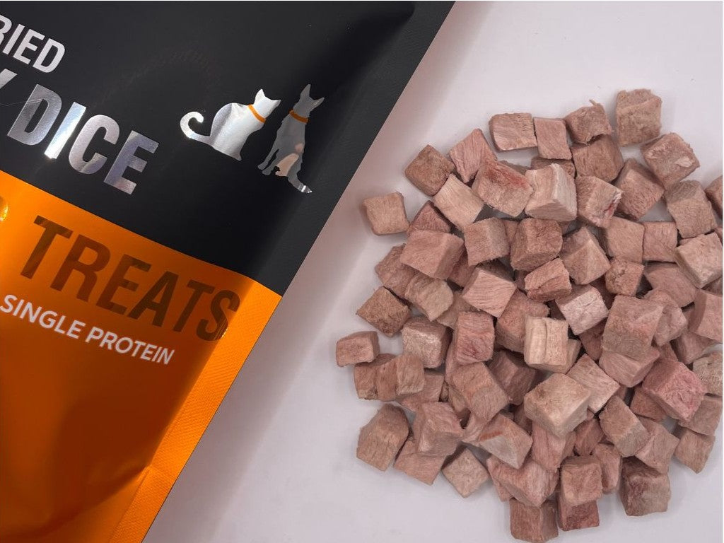 FDA Freeze Dry Australia Turkey Dice 100g